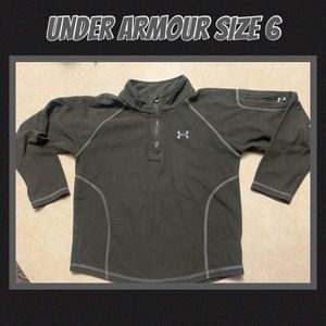 Under Armour boys size 6 fleece pullover jacket